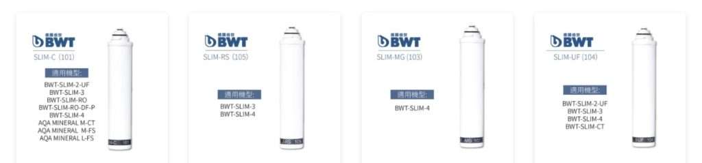 SLIM 系列濾芯有效期限 - 拓霖企業【BWT德國倍世】